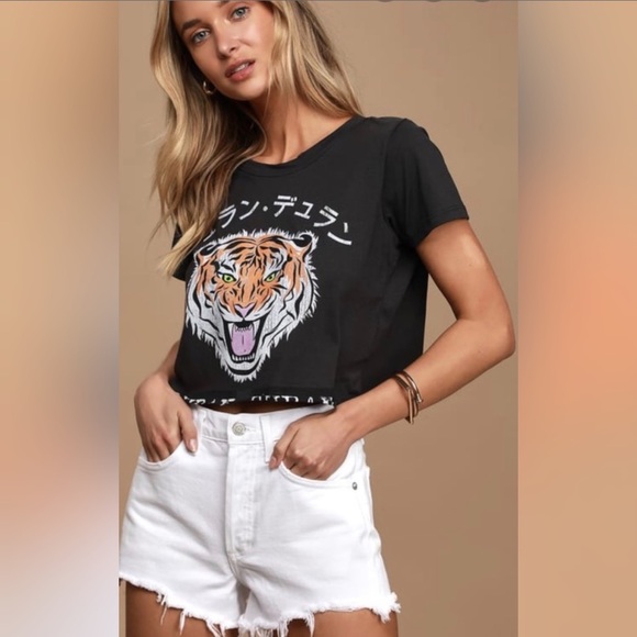 TIGER KING DURAN DURAN Graphic Band Tee Distressed - Picture 10 of 10